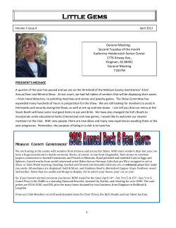 Apr - Mohave County Gemstoners