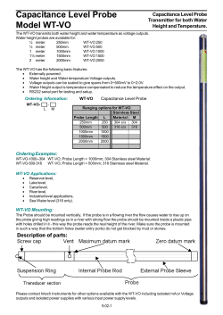 Datasheet - Intech Instruments
