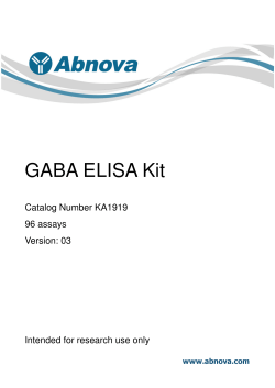 GABA ELISA Kit