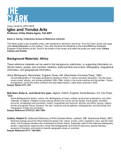 Library Guide for ARTH 545