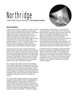 California State University, Northridge Jolene Koester