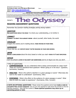 READING ASSIGNMENT QUESTIONS