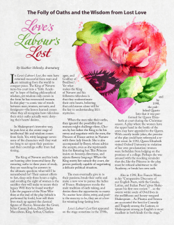 Love`s Labour`s Lost