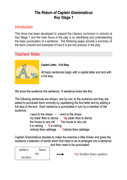 Key Stage 1 - Quantum Theatre