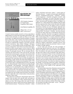 Geschichte der Mikrobiologie