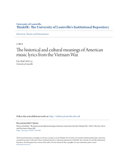 The historical and cultural meanings of American music