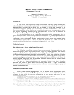 Domingo - Interfaith Philippines