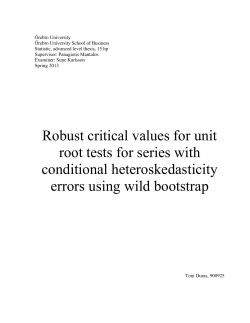 Robust critical values for unit root tests for series with