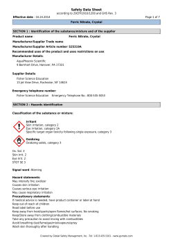 Ferric Nitrate, Nonahydrate