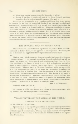Some Factors in the Rising of the Negro. A Negro`s