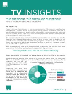 the president, the press and the people