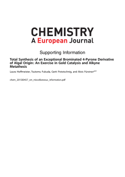 Total Synthesis of an Exceptional Brominated 4