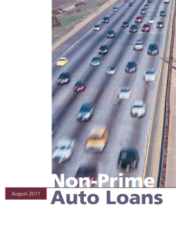 Non-Prime Auto Loans
