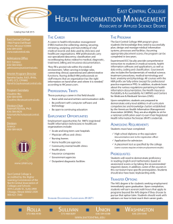 HealtH InformatIon management