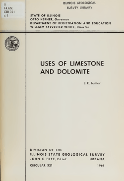 Uses of limestone and dolomite