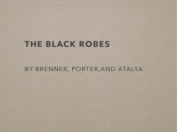 5 The black robes