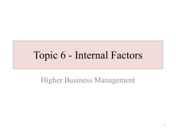 Internal Factors