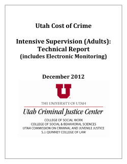 Intensive Supervision for Adult Offenders