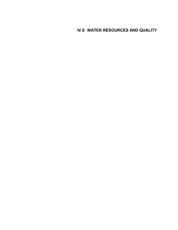 iv.e water resources and quality