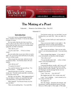 The Making of a Pearl - Wisdom for the Heart