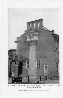 A replica of the Stretch clock recently reinstated at the west end of