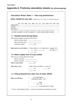 Appendix 6. Proforma calculation sheets (for photocopying)