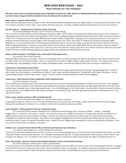 new faculty and staff - Illinois Wesleyan University