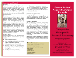 Comparative Orthopaedic Research Laboratory