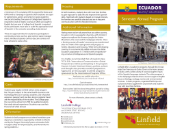 ecuador - Linfield College