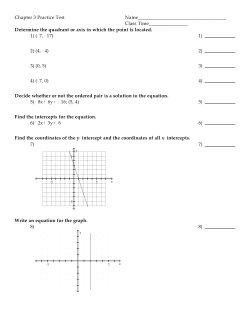 Chapter 3 Practice Test
