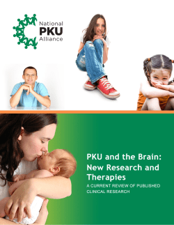 PKU and the Brain - National PKU Alliance