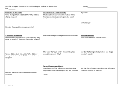 Chapter 5 Notes - Timpview High School