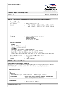 Philflo&reg; High Viscosity (HV) Danger