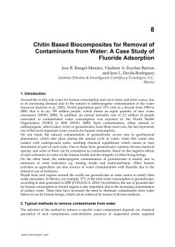 Chitin Based Biocomposites for Removal of
