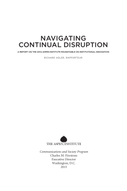 Navigating Continual Disruption