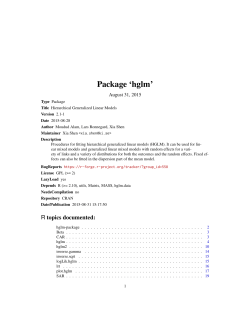 Package `hglm`