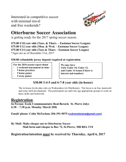 Interested in competitive soccer - St-Pierre