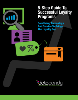 5-Step Guide To Successful Loyalty Programs