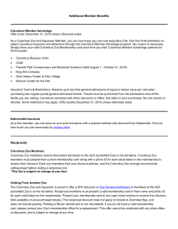 Additional Member Benefits Reciprocity