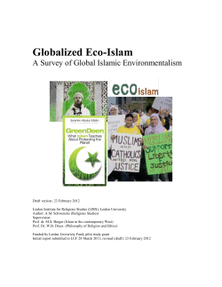 Globalized Eco-Islam: a Survey