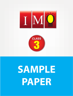 imo class 3 sample paper