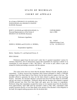 state of michigan court of appeals