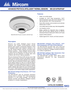 ADVANCED PROTOCOL INTELLIGENT THERMAL SENSORS MIX