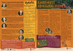 Updates - Wet Tropics Management Authority