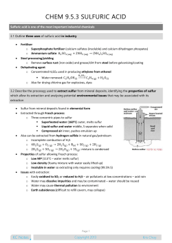 chem 9.5.3 sulfuric acid