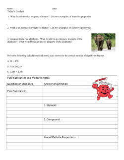 Pure.Substances.Mixtures.Cornell.Notes