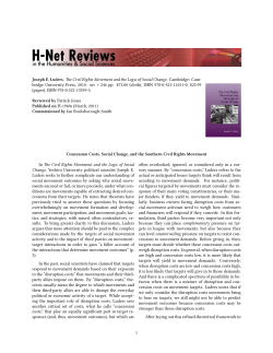 Concession Costs, Social Change, and the Southern Civil Rights