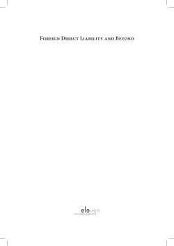 Foreign Direct Liability and Beyond