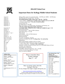 Important Dates - Shoreline School District