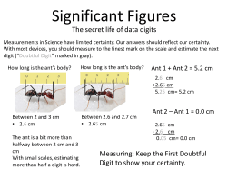 Significant Figures Handout